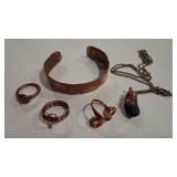 HANDCRAFTED COPPER JEWELRY ASSORTMENT
