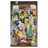 GROUP OF ASSORTED FISHING SPOONS, SPINNERS, CRANK
