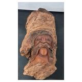 WELLS CEDAR CARVED SCULPTURE