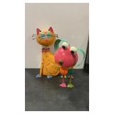 METAL CAT/DOG DECOR BOBBLES