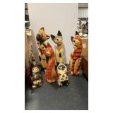 WOOD CAT DECOR ASSORTMENT