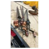 6 ASSORTED BAR AND PIPE CLAMPS