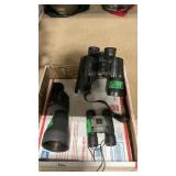 2 BINOCULARS BUSHNELL 10X50 AND SPOTTING SCOPE