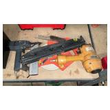 2 AIR NAILERS AND 100' TAPE MEASURE