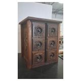 ANTQ SEWING MACHINE DRAWERS CRAFT  CABINET