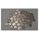 $5 FACE VALUE ROOSEVELT DIMES 90%