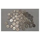 $5 FACE VALUE ROOSEVELT DIMES 90%