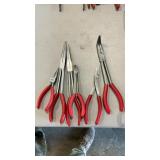 6 SNAP-ON LONG NOSE PLIERS