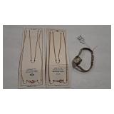 HELBROS VTG LADIES WRIST WATCH & GF CHAINS