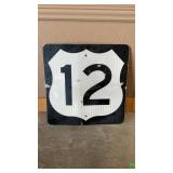 HGHY 12 METAL SIGN