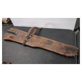 WWII LEATHER M1 RIFLE LEATHER SCABBARD