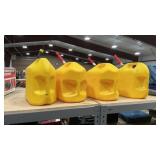 4- 5 GALLON DIESEL FUEL CANS