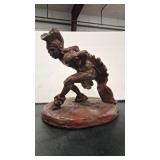 METAL REPRO GARY SCHILDT 'FANCY DANCER' SCULPTURE