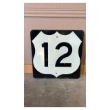 HGHY 12 METAL SIGN