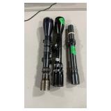 3 RIFLE SCOPES INC BUSHNELL, BAUSCH & LOMB WEAVER