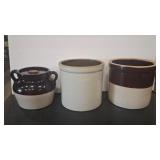 CROCK  & BEAN POT ASSORTMENT