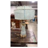 MCM ATOMIC ACCENT LAMP W/ FIBERGLASS SHADE