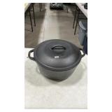LODGE CAST IRON DUTCH OVEN 10'
