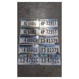 5 MT MATCHING SET LICENSE PLATES