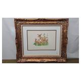 GARY J. KEIMIG  'MULE DEER DOE & FAWNS'