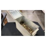 APPROX 300 ROUNDS OF 5.56 MM AMMO IN METAL AMMO CA