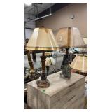 2 - ORNATE ACCENT LAMPS
