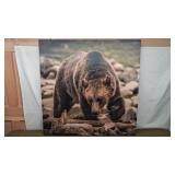 CANVAS BEAR PRINT