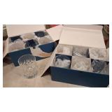 12 - BOHEMIA CRYSTAL ROCKS GLASSES