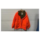 COLUMBIA GORE-TEX INSULATED ORANGE JACKET SZ XL