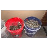 2 BUCKETS OF ASSORTED SOCKETS