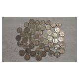 $5 FACE VALUE ROOSEVELT DIMES 90%