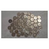 $5 FACE VALUE ROOSEVELT DIMES 90%