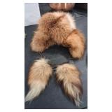 RED FOX FUR TRAPPERS CAP