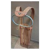 ADIRONDAK PETERS VTG WOOD TOBOGGAN