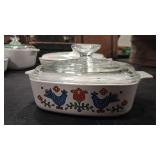 CORNING WARE A 1 B COUNTRY FESTIVAL 1QT BAKER