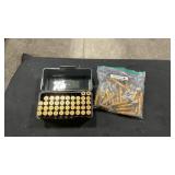 39 ROUNDS OF 35 WHELEN AMMO AND 30-30 BRASS