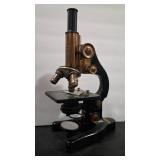 ERNST LEITZ WETZLAR MONOCULAR COMPOUND MICROSCOPE
