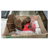 ASSORTED CHIMNEY CLEANER, MATCHES, FIRE STARTER A