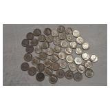 $5 FACE VALUE ROOSEVELT DIMES 90%