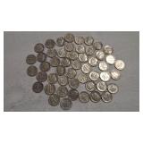 $5 FACE VALUE ROOSEVELT DIMES 90%