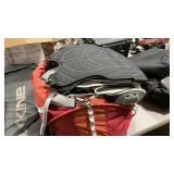 LARGE GROUP OF ASSORTED RIDING GEAR IN BAG