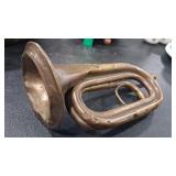 MILITARY BRASS SIGNAL HORN/BUGLE