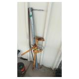 FENCE LINE STRETCHER AND METAL COAT RACK