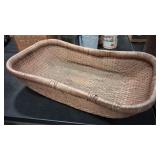 WILLOW WOVEN ANTQ BASKET