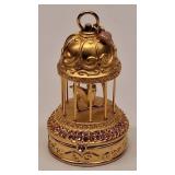 ESTEE LAUDER 'BIRD CAGE' PERFUME COMPACT