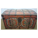 1800'S EASTERN EUROPEAN IRON-BOUND WOODEN