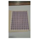 FULL PANE - 100  DEUTSCHES REICH 6 POSTAGE STAMPS