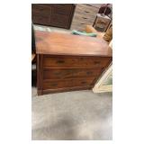 EASTLAKE STYLE  ANTQ 3 DRAWER LOW CHEST