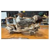 DOUBLE DUCK TAXIDERMY MALLARD & FEMALE DUCKS