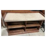 CUBBY STORAGE ENTRY BENCH